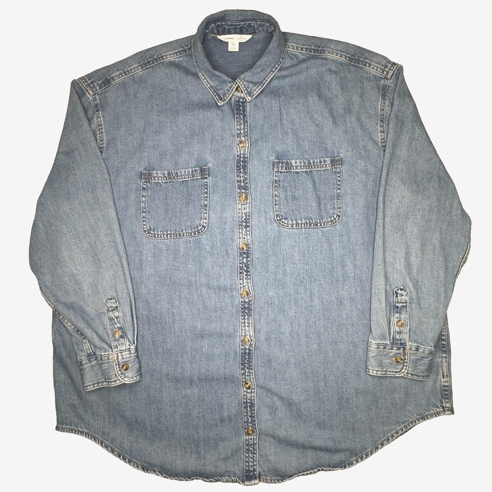 Old Navy Blue Button Down Shirt